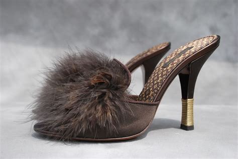 louis vuitton marabou heels price|Louis Vuitton romy shoes.